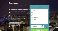 Desktop Screenshot of bank-i.com